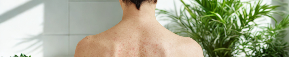 Acné du dos et huiles essentielles